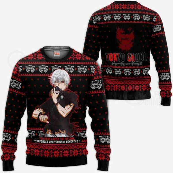 Ken Kaneki Ugly Christmas Sweater Tokyo Ghoul Xmas Gift Idea 1