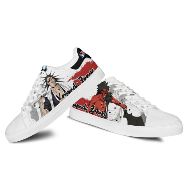 Kenpachi Zaraki Skate Shoes Custom Anime Bleach Shoes 3