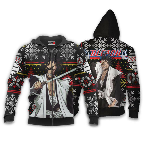 Kenpachi Zaraki Ugly Christmas Sweater Custom Anime BL XS12 2