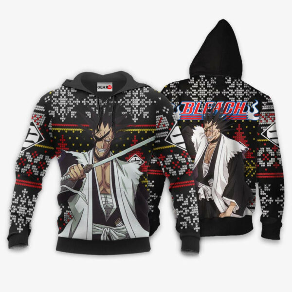 Kenpachi Zaraki Ugly Christmas Sweater Custom Anime BL XS12 3