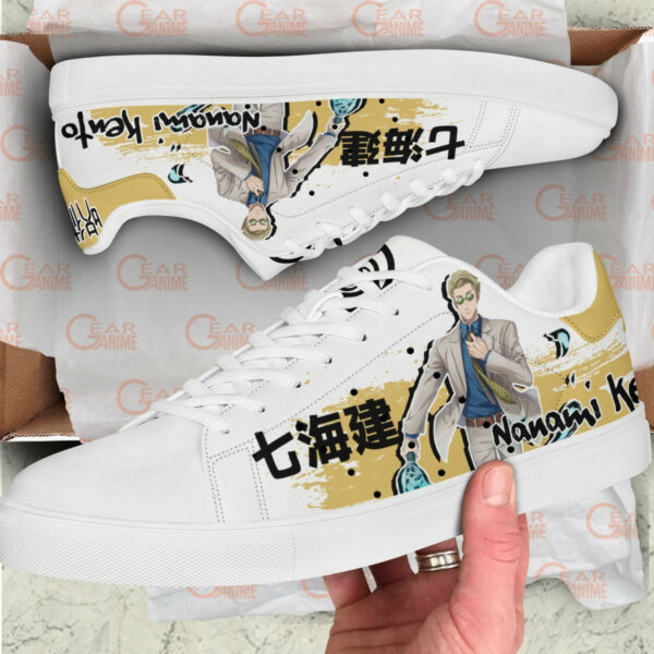 Kento Nanami Skate Shoes Custom Anime Jujutsu Kaisen Shoes 2