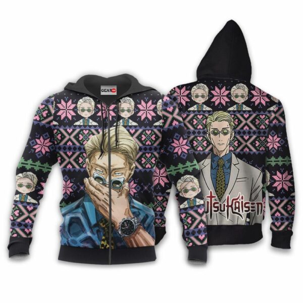 Kento Nanami Ugly Christmas Sweater Custom Anime Jujutsu Kaisen XS12 2