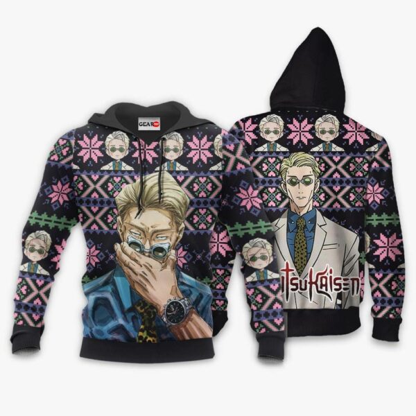 Kento Nanami Ugly Christmas Sweater Custom Anime Jujutsu Kaisen XS12 3