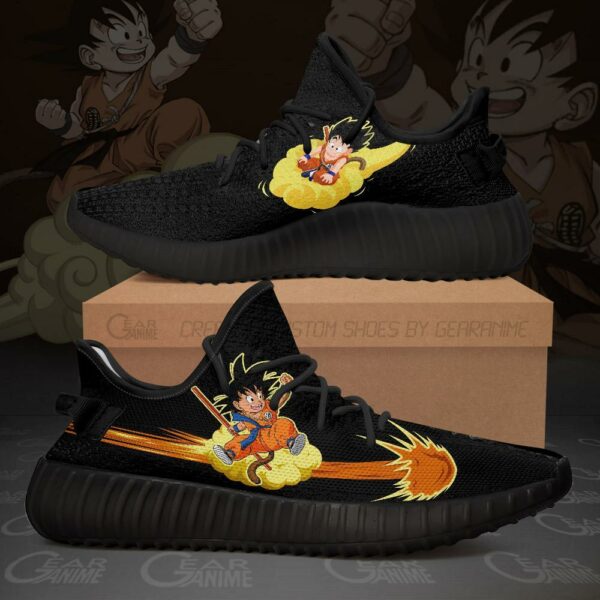 Kid Goku Chico Shoes Dragon Ball Anime Custom Shoes SA10 1