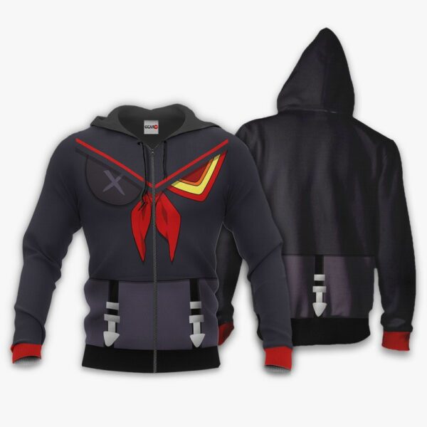 Kill La Kill Ryuko Matoi Hoodie Uniform Shirt Anime Zip Jacket 1