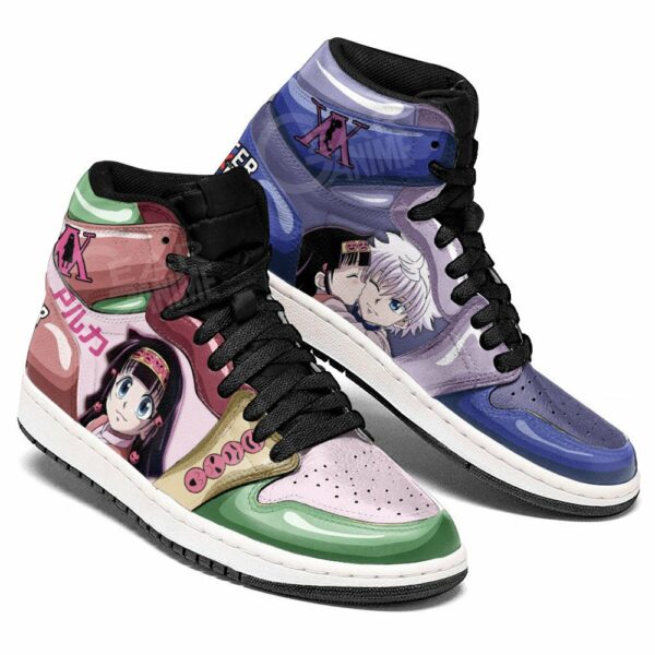 Killua and Alluka Zoldyck Shoes Custom Hunter X Hunter Anime Sneakers 3