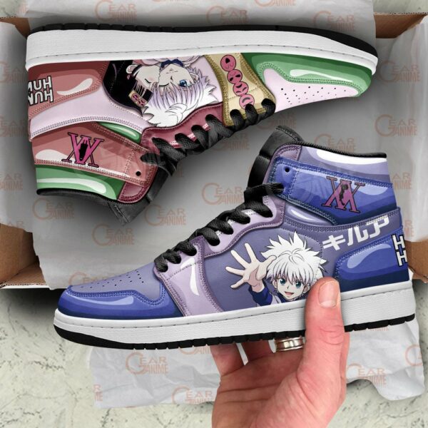 Killua and Alluka Zoldyck Shoes Custom Hunter X Hunter Anime Sneakers 2