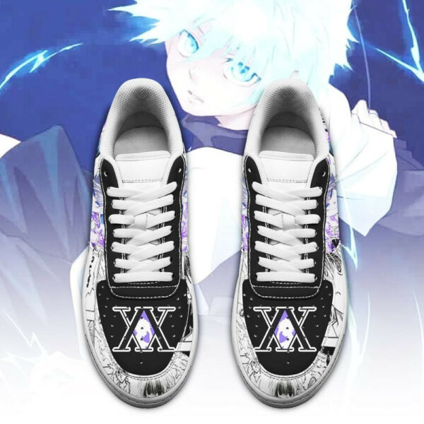 Killua Shoes Custom Hunter X Hunter Anime Sneakers Fan PT05 2