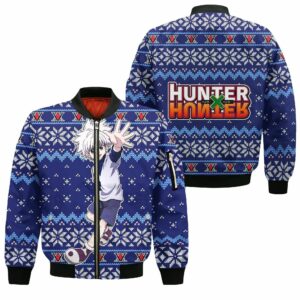 Killua Ugly Christmas Sweater HxH Anime Xmas Gift Custom Clothes 10