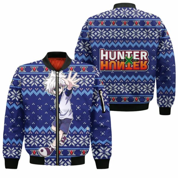 Killua Ugly Christmas Sweater HxH Anime Xmas Gift Custom Clothes 4