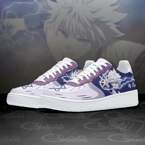 Killua Zoldyck Air Shoes Custom Hunter X Hunter Anime Sneakers 3