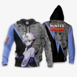 Killua Zoldyck Hoodie Custom HxH Anime Merch Clothes Manga Style 8