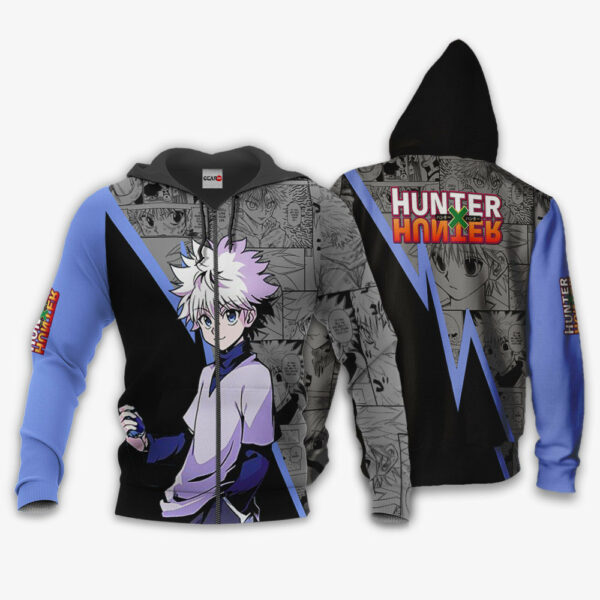 Killua Zoldyck Hoodie Custom HxH Anime Merch Clothes Manga Style 1