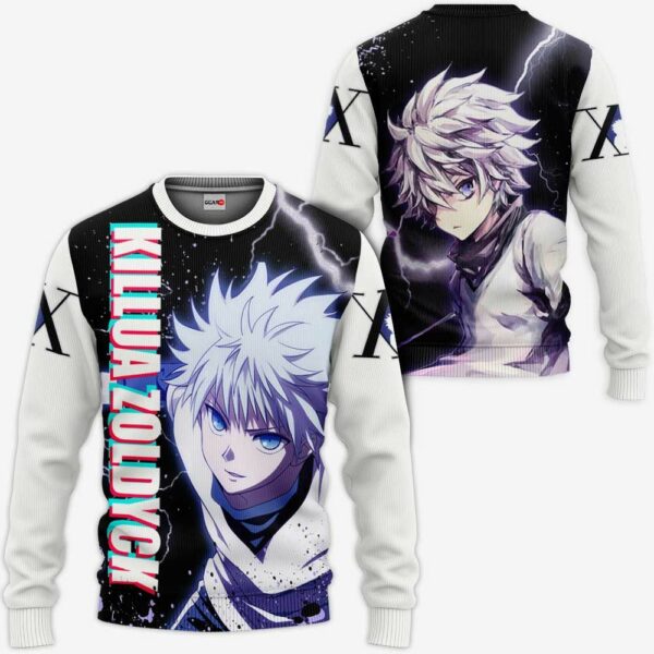 Killua Zoldyck Hoodie HxH Anime Jacket Shirt 2