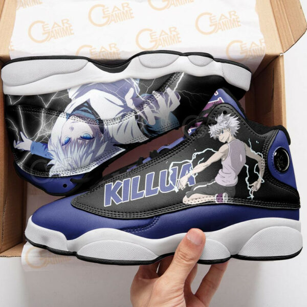 Killua Zoldyck Shoes Custom Anime Hunter X Hunter Sneakers 3