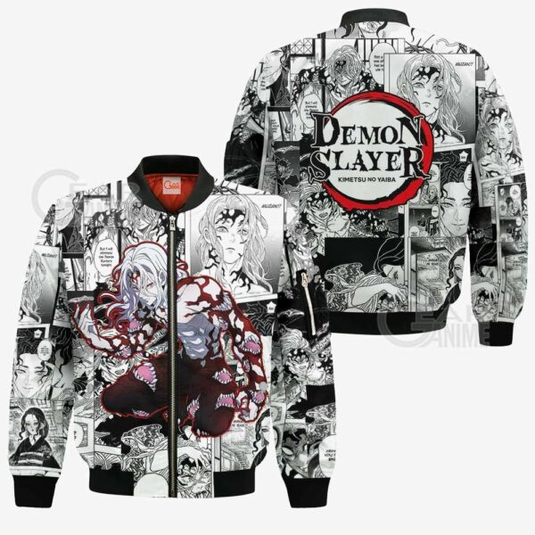 Kimetsu Anime Mix Manga Hoodie Shirt Muzan Kibutsuji Jacket 5