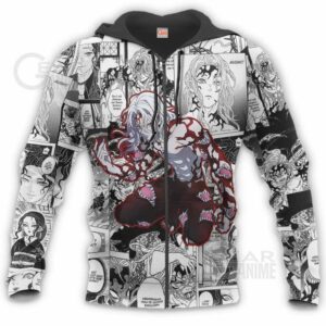 Kimetsu Anime Mix Manga Hoodie Shirt Muzan Kibutsuji Jacket 15