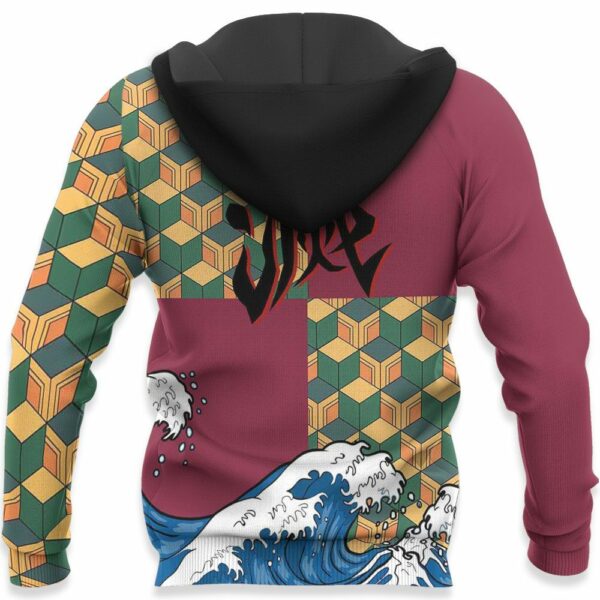 Kimetsu Giyu Tomioka Hoodie Shirt Anime Zip Jacket 5