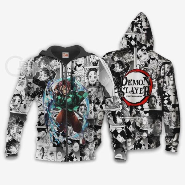 Kimetsu Hoodie Custom Tanjiro Anime Mixed Manga Shirts 2