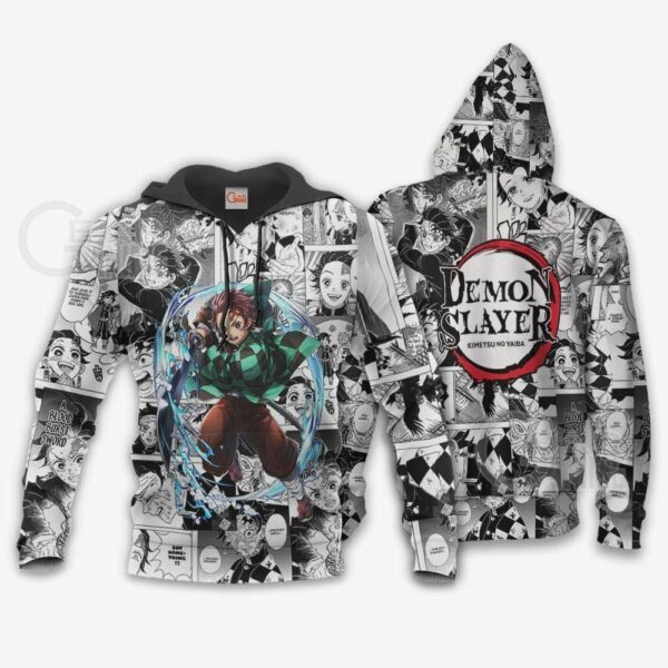 Kimetsu Hoodie Custom Tanjiro Anime Mixed Manga Shirts 1