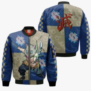 Kimetsu Inosuke Hoodie Shirt Anime Zip Jacket 9