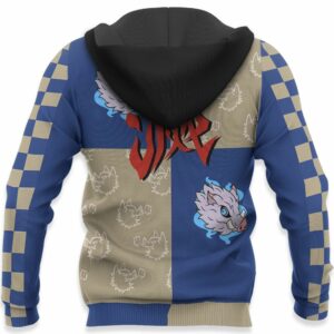 Kimetsu Inosuke Hoodie Shirt Anime Zip Jacket 10