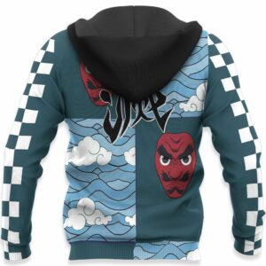 Kimetsu Sakonji Urokodaki Hoodie Shirt Anime Zip Jacket 10