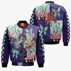 Kimetsu Shinobu Kocho Hoodie Shirt Anime Zip Jacket 9