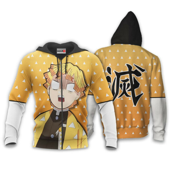 Kimetsu Zenitsu Hoodie Custom Anime Merch Clothes Funny Style 1
