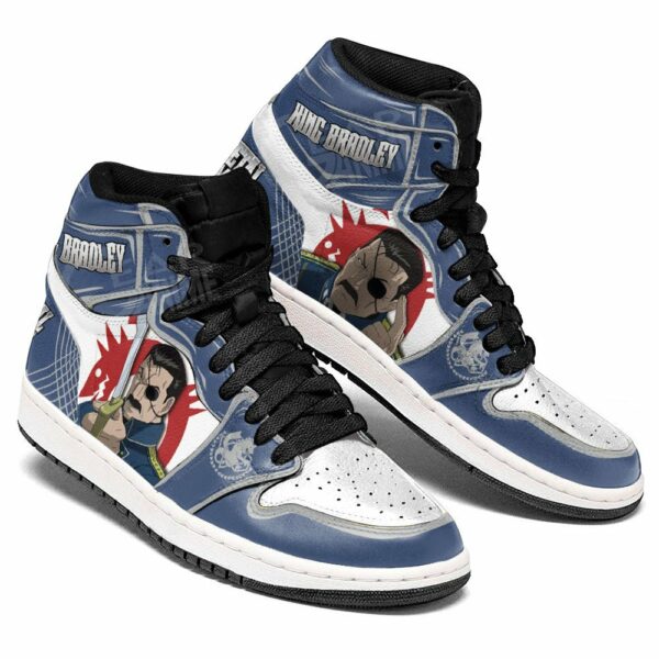 King Bradley Shoes Custom Fullmetal Alchemist Anime Sneakers 3