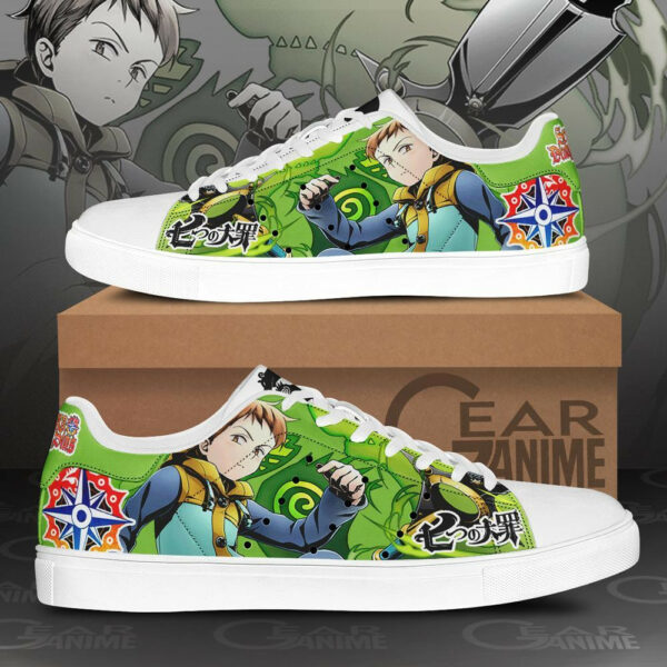 King Skate Shoes The Seven Deadly Sins Anime Custom Sneakers SK10 1