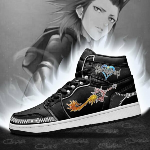 Kingdom Hearts Axel Lea Sword Shoes Custom Anime Sneakers 3