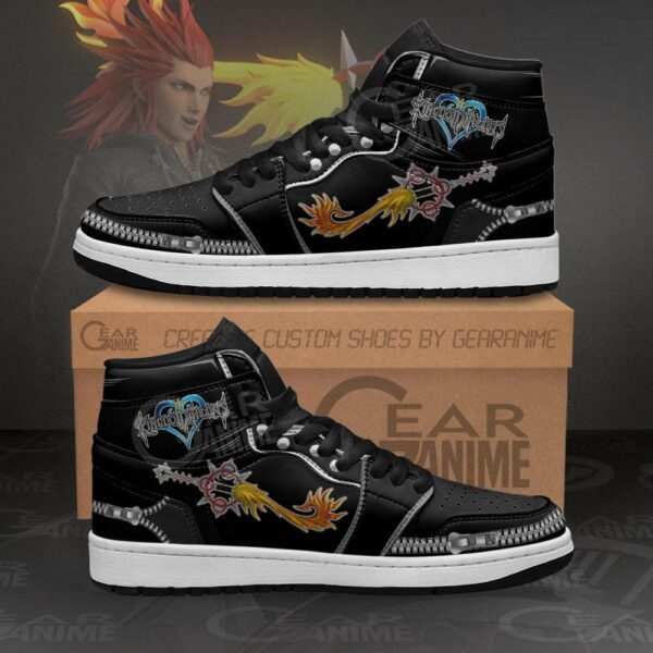 Kingdom Hearts Axel Lea Sword Shoes Custom Anime Sneakers 1