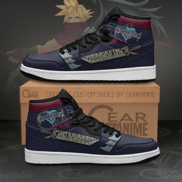 Kingdom Hearts Cloud Sword Shoes Custom Anime Sneakers 1