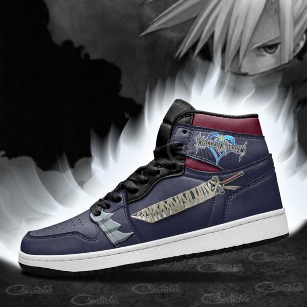 Kingdom Hearts Cloud Sword Shoes Custom Anime Sneakers 3