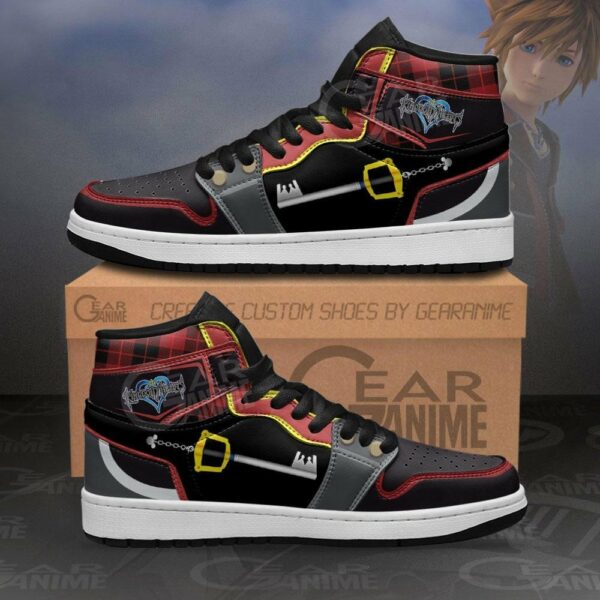 Kingdom Hearts Keyblade Shoes Custom Sora Sword Anime Sneakers 1