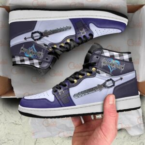Kingdom Hearts Riku Sword Shoes Custom Anime Sneakers 6