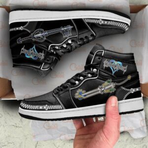 Kingdom Hearts Roxas Sword Shoes Custom Anime Sneakers 7