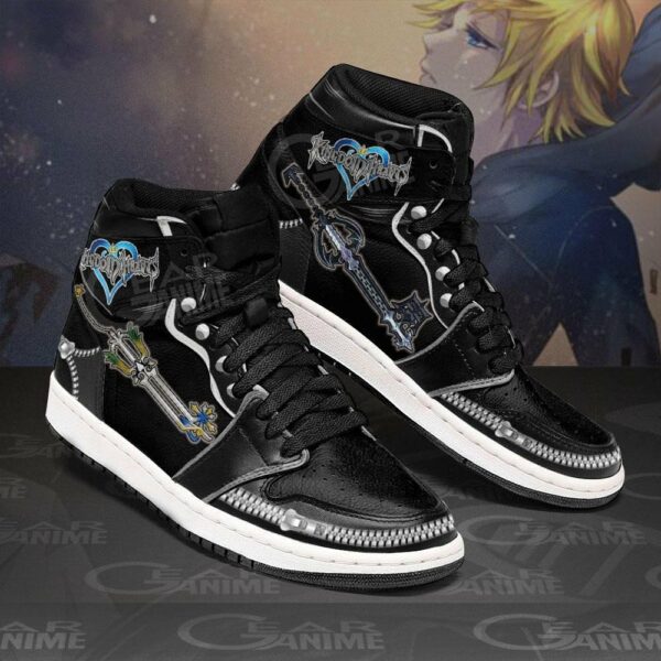 Kingdom Hearts Roxas Sword Shoes Custom Anime Sneakers 2