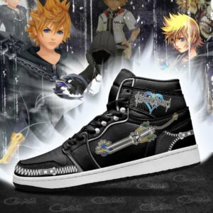 Kingdom Hearts Roxas Sword Shoes Custom Anime Sneakers 6