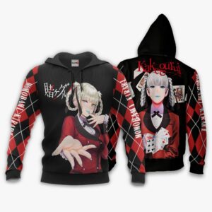 Kirari Momobami Hoodie Shirt Kakegurui Anime Zip Jacket 8