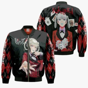 Kirari Momobami Hoodie Shirt Kakegurui Anime Zip Jacket 9