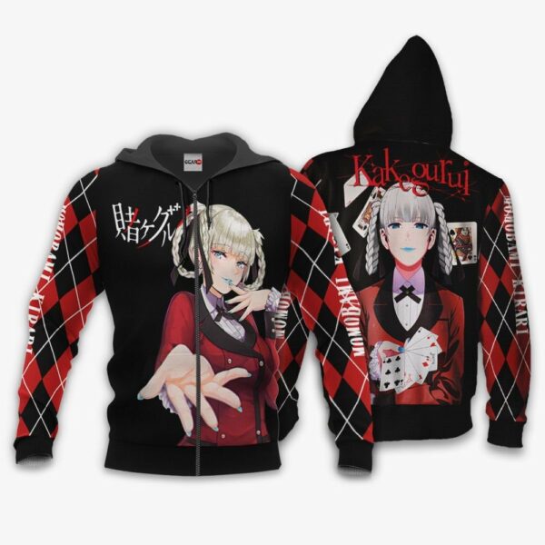 Kirari Momobami Hoodie Shirt Kakegurui Anime Zip Jacket 1