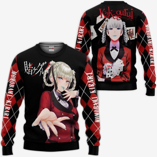 Kirari Momobami Hoodie Shirt Kakegurui Anime Zip Jacket 2