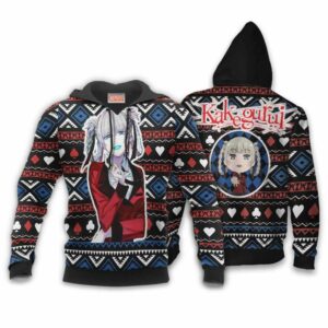 Kirari Momobami Ugly Christmas Sweater Custom Anime Kakegurui XS12 7