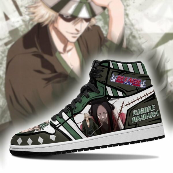 Kisuke Urahara Shoes Bleach Anime Sneakers Fan Gift Idea MN05 3