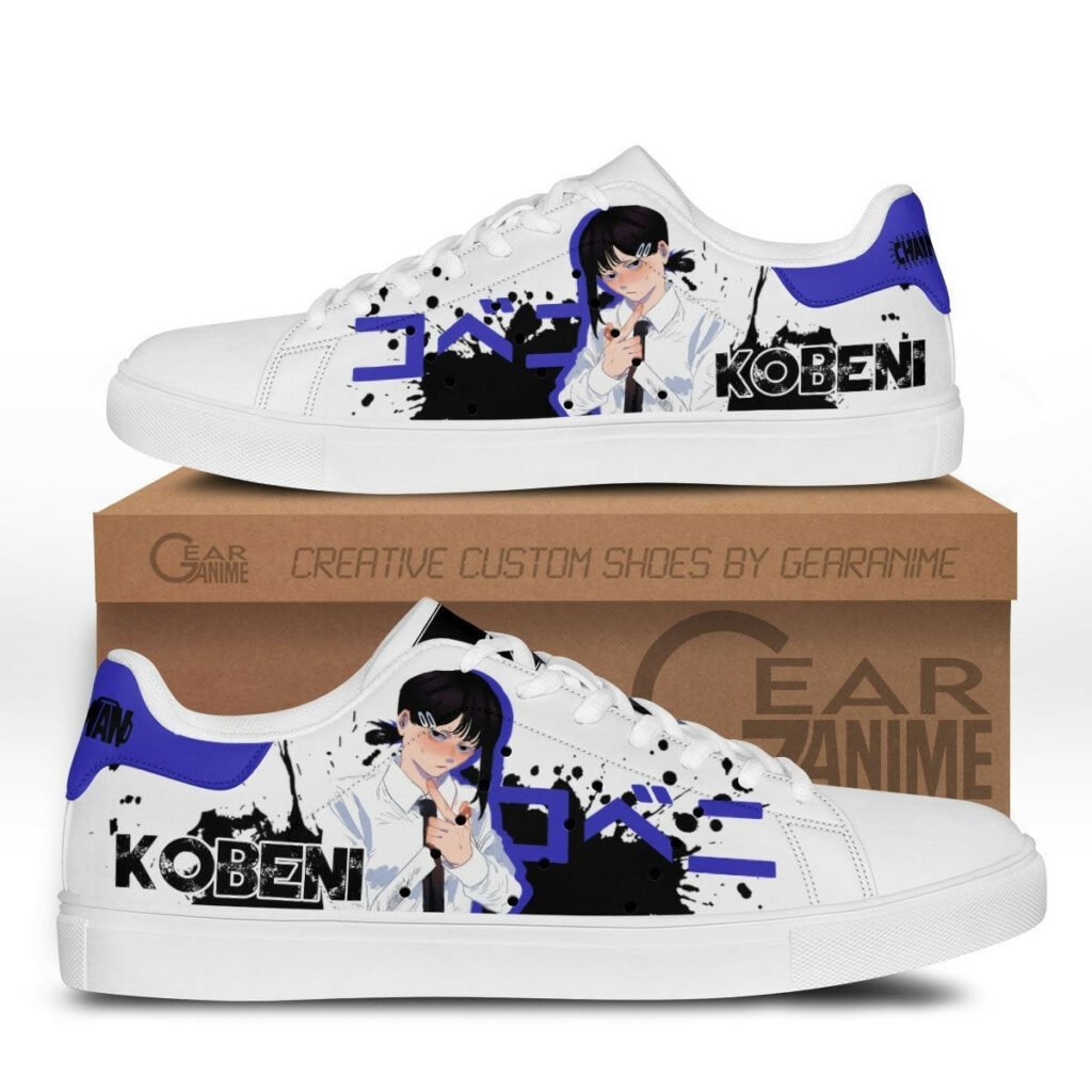 Kobeni Higashiyama Skate Shoes Custom Chainsaw Man Anime Sneakers ...