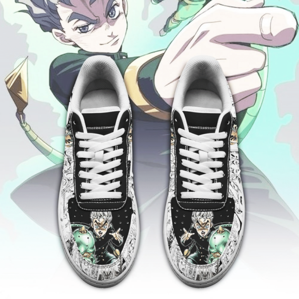 Koichi Hirose Shoes Manga Style JoJo’s Anime Sneakers Fan Gift Idea PT06 2