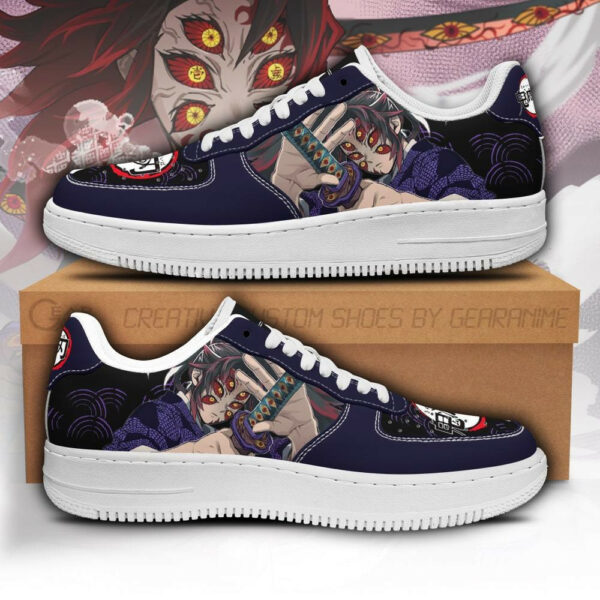 Kokushibou Shoes Custom Demon Slayer Anime Sneakers Fan PT05 1