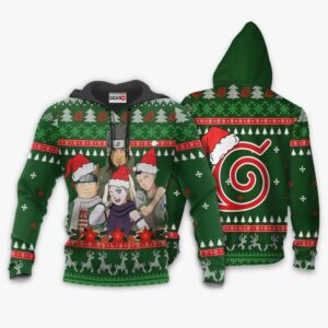 Konoha Team 10 Ugly Christmas Sweater Custom Naruto Anime XS12 7